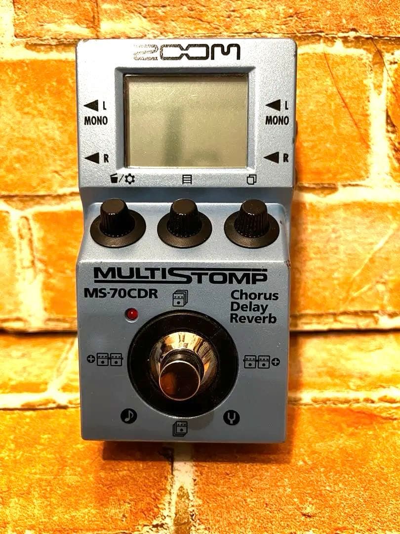 ZOOM MS-70CDR マルチストンプ コーラス ディレイ リバーブ 空間系 楽天市場】ZOOM / MS-70CDR+ MultiStomp マルチエフェクター ズーム