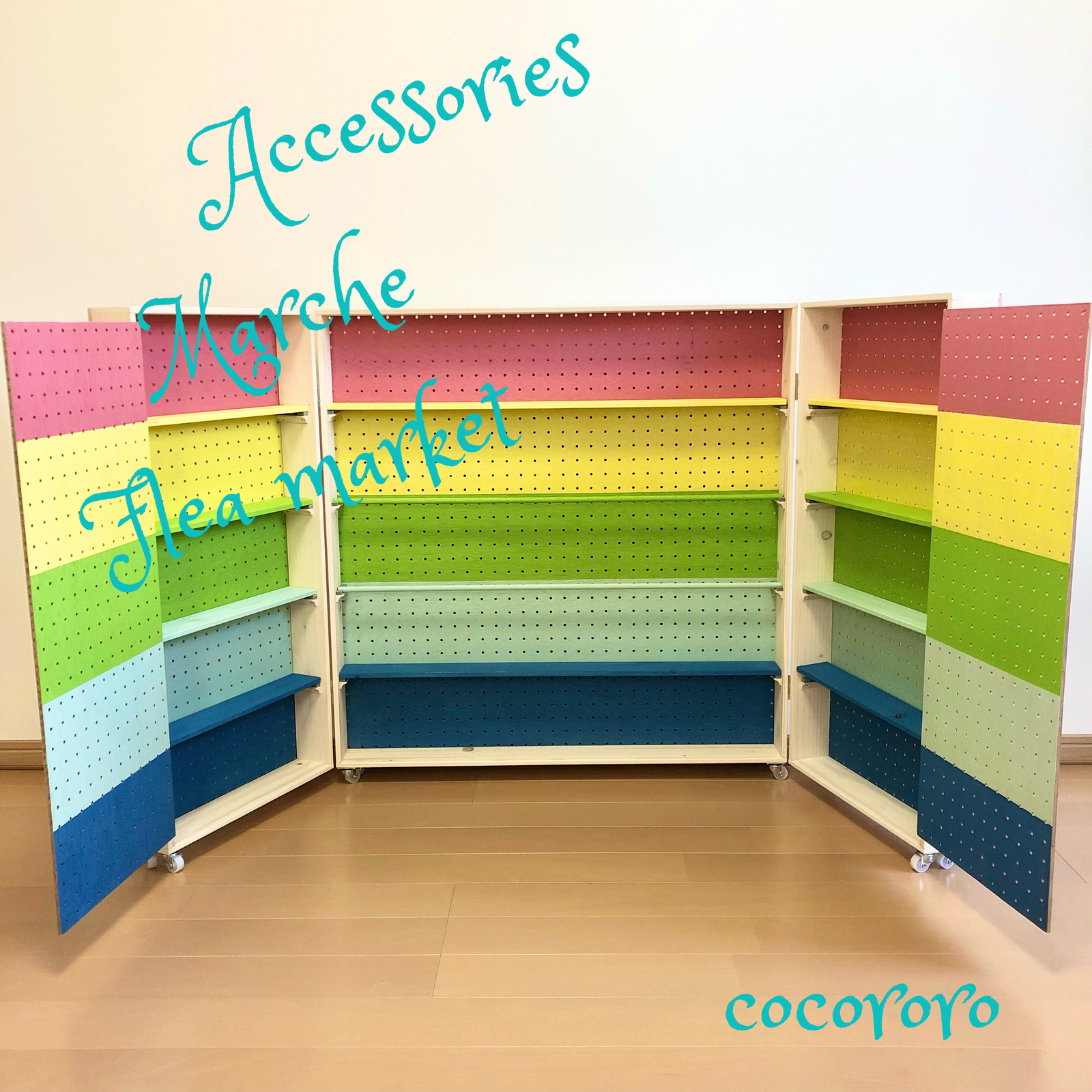 アクセサリー什器/イベント什器/折りたたみ什器/マルシェ/折りたたみ