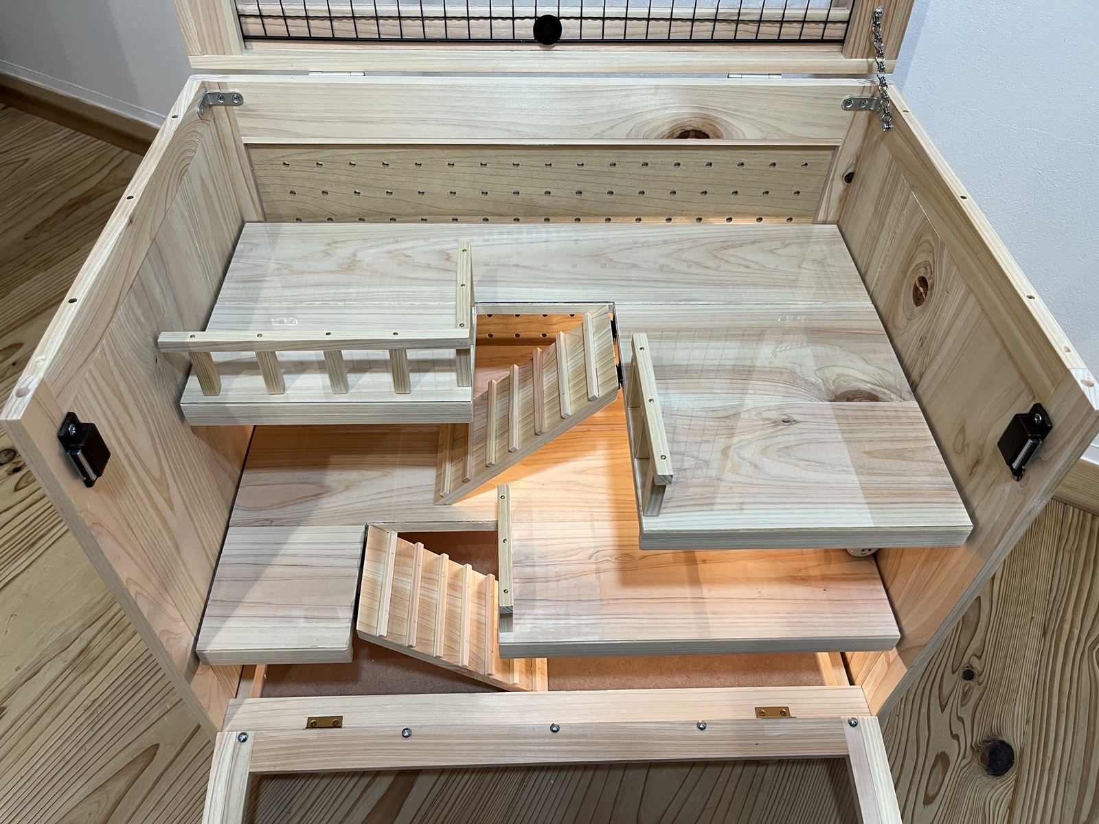 木製ケージ ケージ 木製 ハンドメイド 爬虫類 小動物 DIY - 木工房 NA