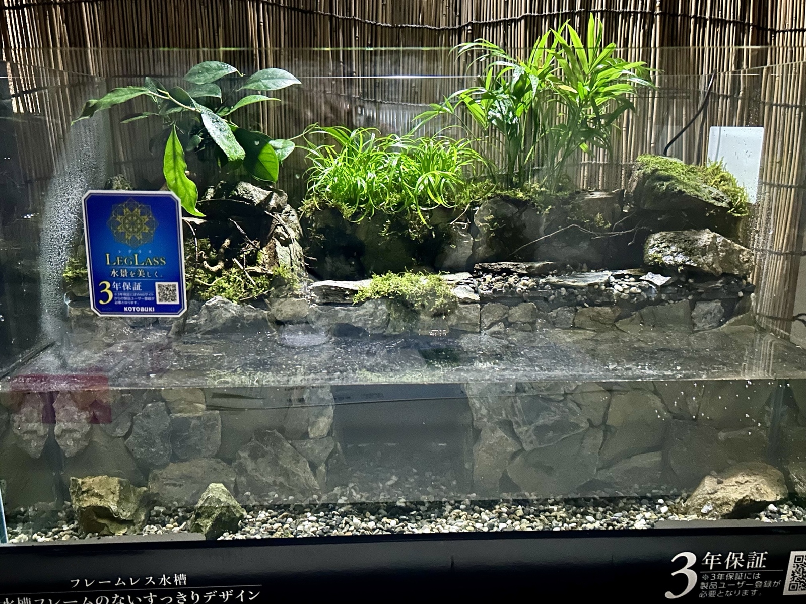 水の流れる滝テラリウム水槽 60サイズ - sangwaa | minne byGMOペパボ