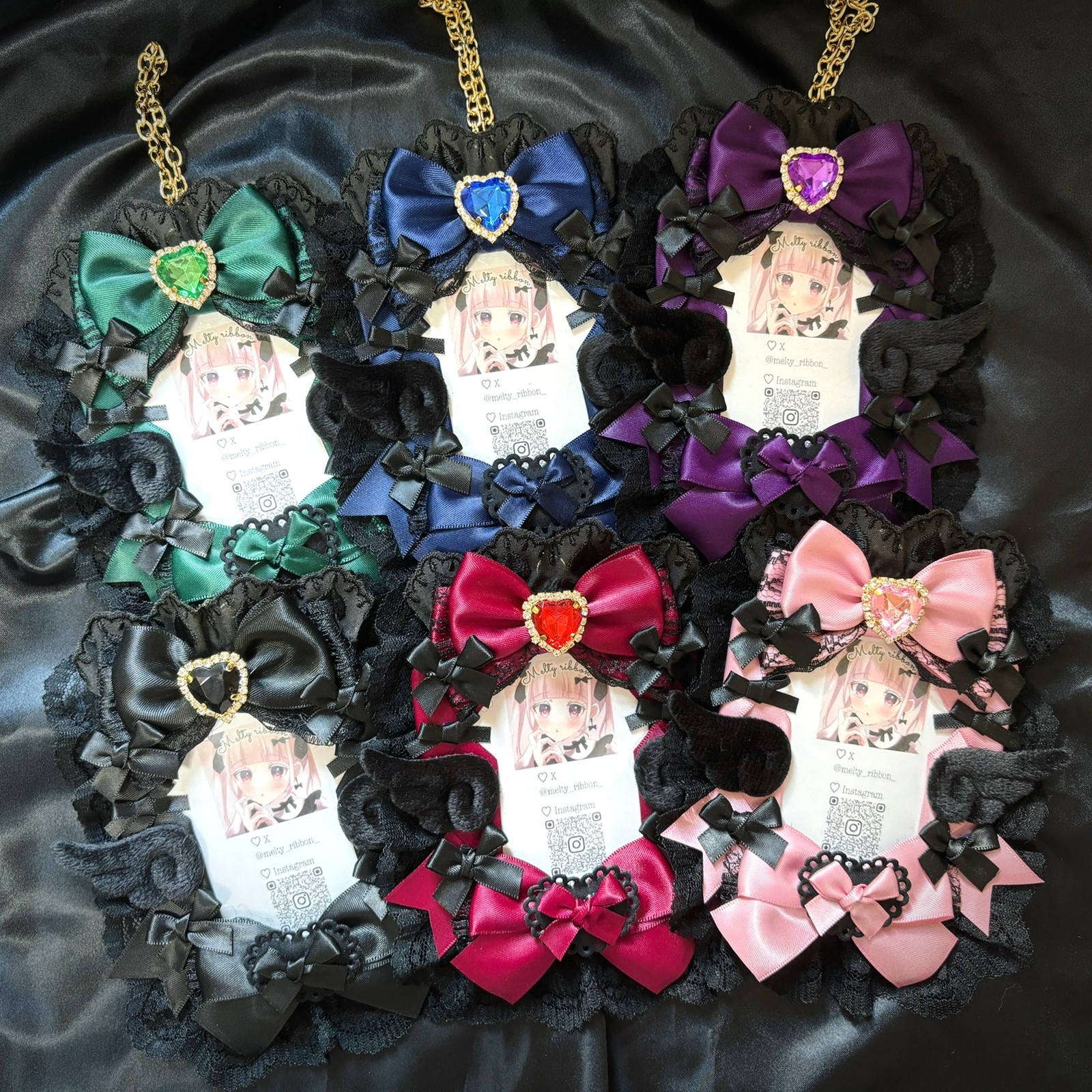 リニューアル‪‪❤︎‬ オーダーメイド♡ リボンイニシャルバッグ‬