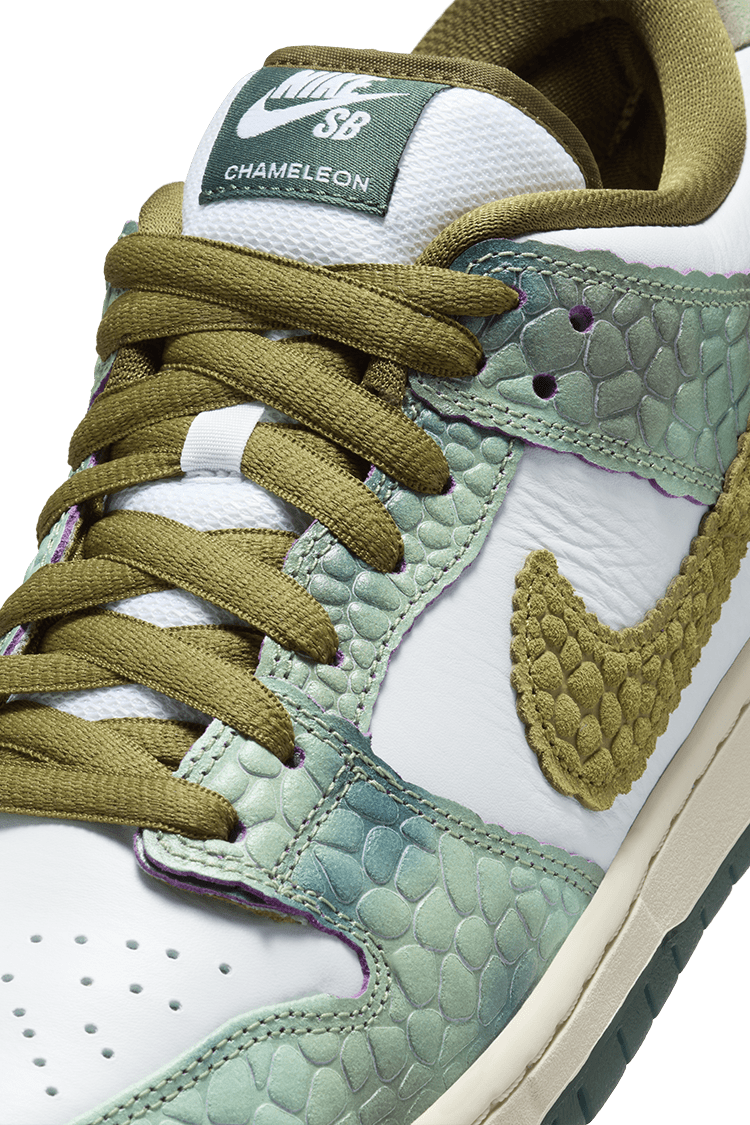 Nike SB Dunk Low Pro x Alexis Sablone 'White and Pacific Moss
