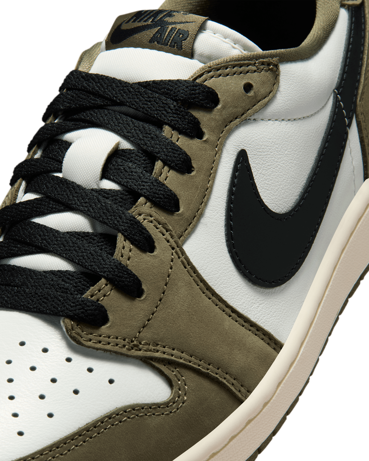 Air Jordan 1 Low OG 'Medium Olive and Summit White' (HQ6998-200