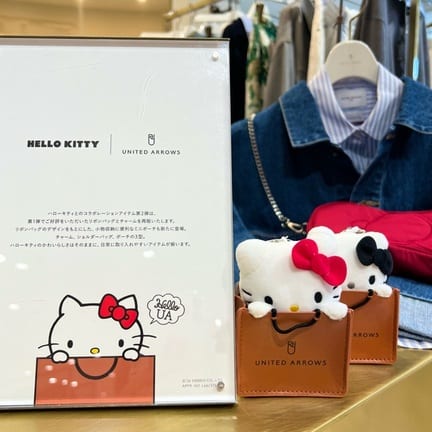HELLO KITTY × UNITED ARROWS＞リボン ポーチ