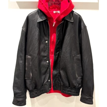 シープレザー シングル ライダース ジャケット