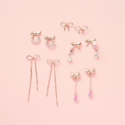 K14GF ツイストリボンピアス(FREE K14GF×メッキ): Samantha Tiara