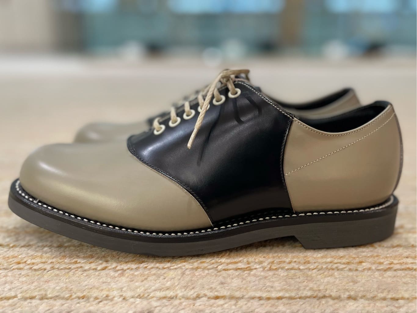 MEN'S】REGAL Boots Mark サドルシューズ New「2051」BLACKソーテル