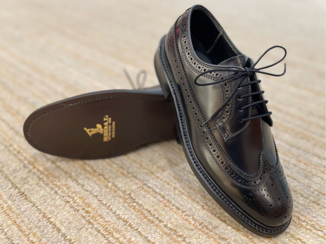 MEN'S】REGAL Boots Mark ウィングチップ New 「2589」 BLACK | 靴の