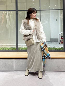 ソフトタッチ・チェック大判ストール 60×180 | AND ON JIONE STORE