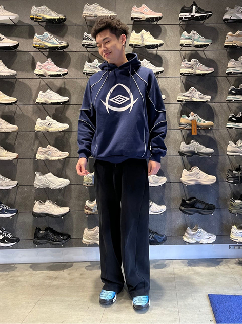 UMBRO x atmos Hooded Sweatshirt NAVY （アンブロ x アトモス