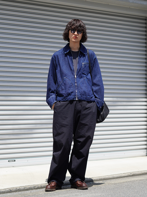 Light oz Denim ZIP Work Jacket | blurhmsROOTSTOCK(ブラームスルーツ
