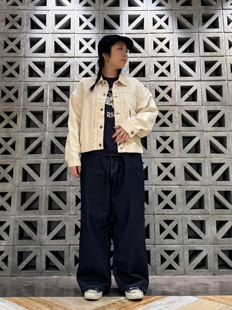 2021年11月09日 moe ALPHA INDUSTRIES(ALPHA SHOP渋谷店)|デニム