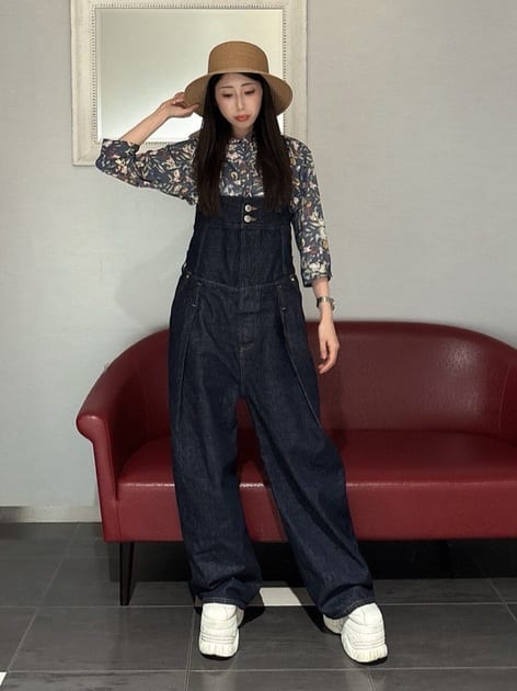 atelier SOMETHING LACE UP SALOPETTE/レースアップサロペット