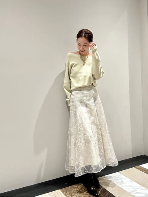 スタッフコーディネート】《店舗限定》フリルティアードキャミ｜yumi