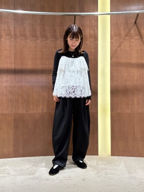 スタッフコーディネート】《川上桃子さんコラボ》袖フリル
