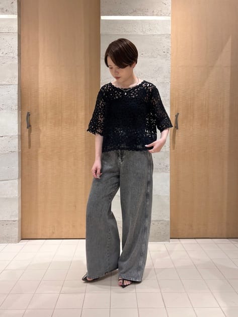 スタッフコーディネート】【フェザー接結ベスト】 ｜tamayo｜CADUNE