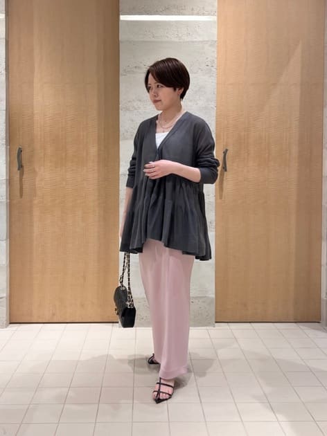 スタッフコーディネート】【フェザー接結ベスト】 ｜tamayo｜CADUNE