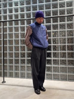 Steven Alan＞ クッキークロス インツープリーツ ドレス トラウザーズ