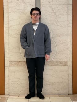 別注】＜BATONER＞ SIGNATURE 1BUTTON CARDIGAN/シグネチャー 1ボタン