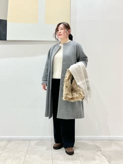 size SHORT/TALLあり］SENTDALE WOOL セントデールウール ノーカラー