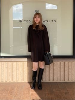 別注】＜aluna / Nagisa Nagaya × green label relaxing＞ロングブーツ