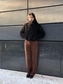 ATTISESSION＞フラッフィー ブルゾン