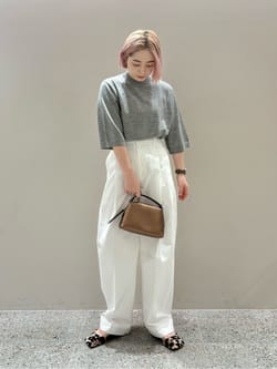 LOEFF＞ツイル 2タック パンツ