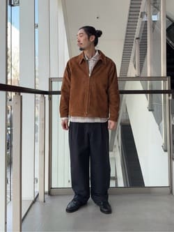 別注】＜Schott＞スエード ブルゾン