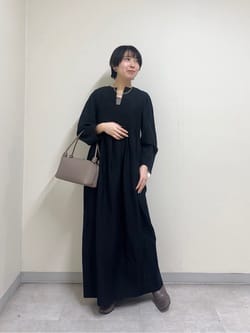 conte＞グラス タックワンピース