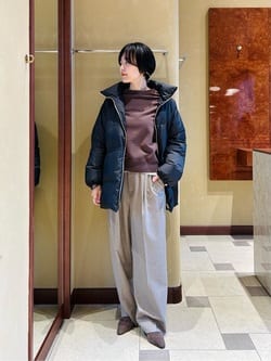 conte＞ミリタリー リバーシブル ダウンジャケット