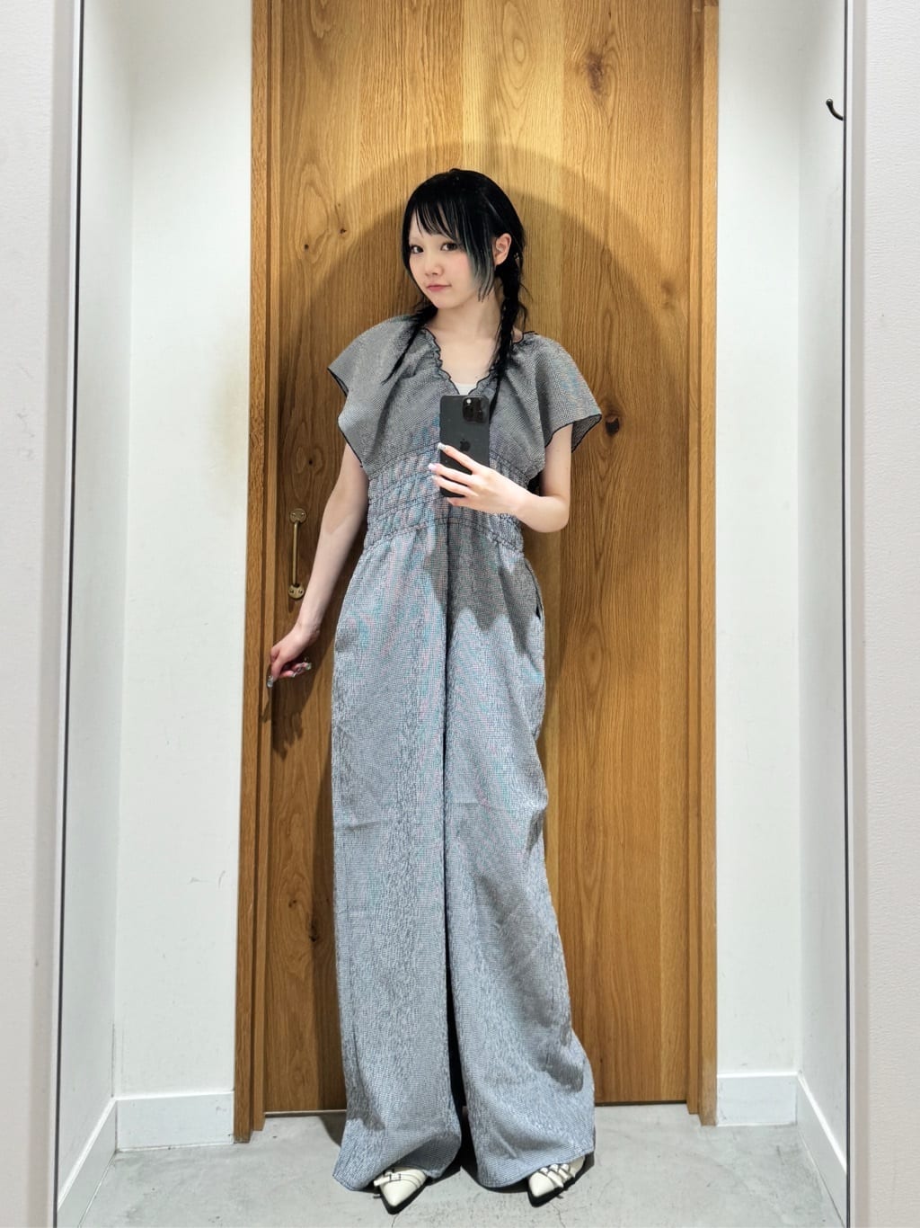 低身長サイズ/2サイズ展開/前後2WAY/無地&チェック/WEB限定カラー