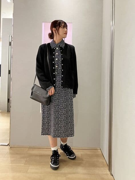長袖 スナップボタン カーディガン ｜agnès b. FEMME（ファム