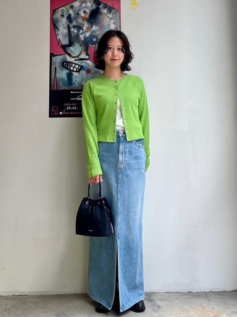 To b. by agnes b. x RED CARD TOKYO Denim Long SK ロングデニム