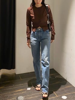 MOUSSY | MVS CENTER PRESS ストレートデニム (ストレート ) |SHEL
