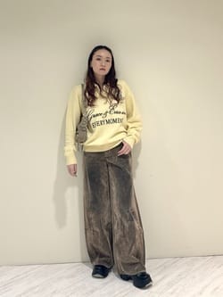 SLY | L／W VINTAGE FLOCKY DENIM パンツ (ストレート ) |SHEL'TTER