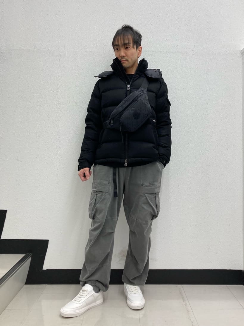 MONCLER (モンクレール) ウール フード着脱 パーカー ダウンブルゾン