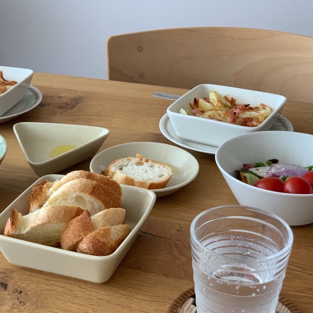 ティーマで食べる 朝ごはん🥖🍳 のスタイリング