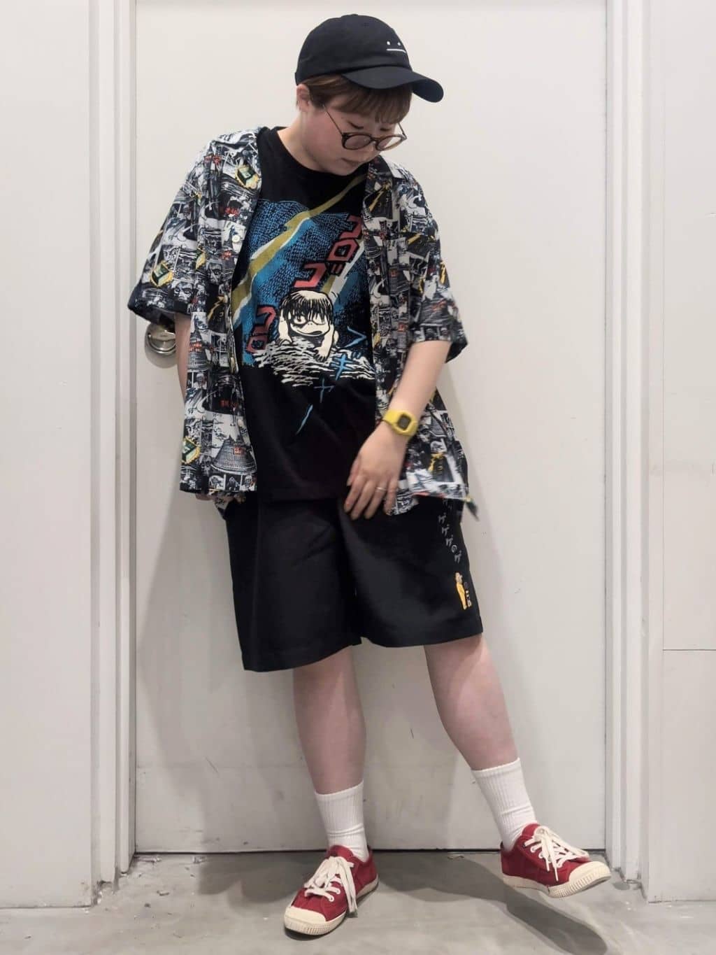 ゲゲゲのゲ｜ポリトロショートパンツ｜ユニセックス｜グラニフ(graniph