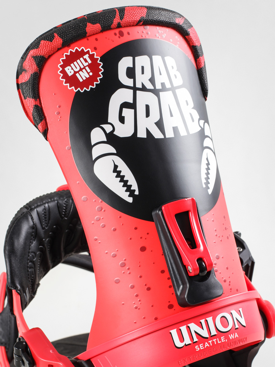 Union Snowboard bindings Crab Grab - red (black/red)
