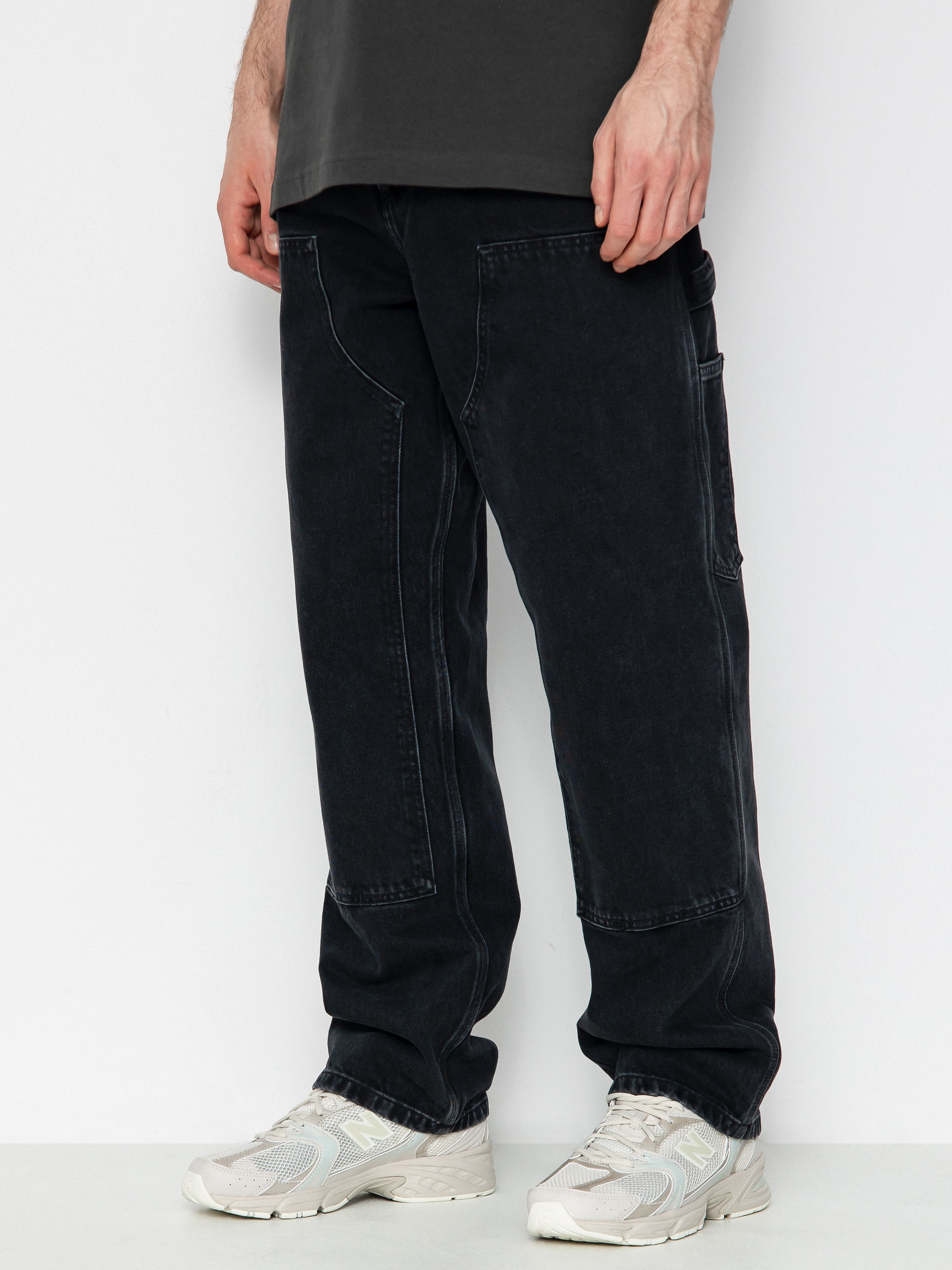 Carhartt WIP Pants Double Knee - black (black)