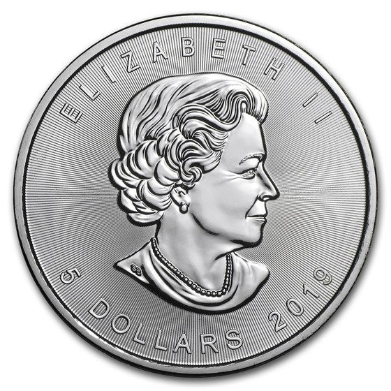 2024 カナダ メイプルリーフ銀貨 1オンス .9999 ファインシルバー
