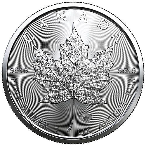 2021カナダ メイプルリーフ銀貨 1オンス [purity: 99.9%][weight: 1/oz