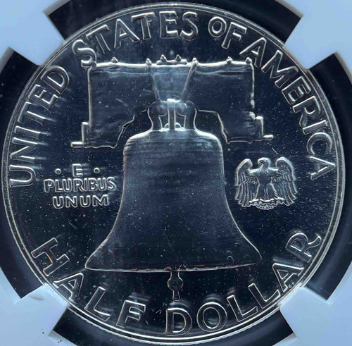 1963年 フランクリン ハーフダラー銀貨 PF68 NGC認定【アメリカ合衆国