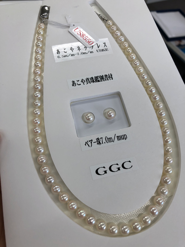 あこや真珠 パールネックレス ホワイト系 6.5-7mm | 伊勢志摩の天然真珠