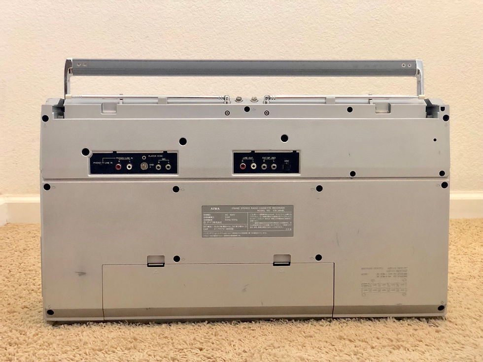 Aiwa CS-J88BL Radio Cassette Recorder Boombox