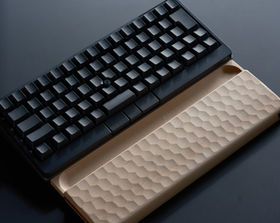 HHKB Studio用亀甲名栗木製パームレスト｜松葉製作所