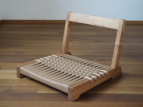 ペーパーコードの座椅子 C-15