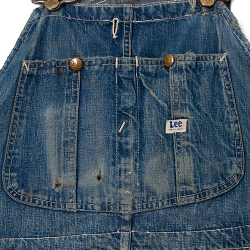 1950年代 ビンテージ Lee 91-SB デニムオーバーオール ロングL