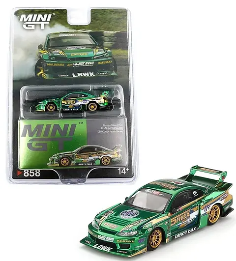 NISSAN SILVIA S15 LBWK LB-SILHOUETTE FAUSTO RACING 1/64 CAR BY