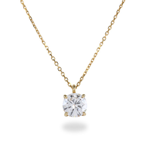 L003】ラボグロウダイヤモンド / ネックレス / 0.9CT / ゴールド